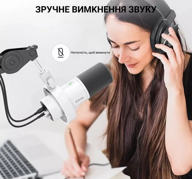 Микрофон Fifine K688W  White (K688W) - фото 5