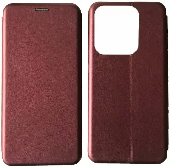 Чохол-книжка Level для Xiaomi Redmi Note 13 4G Marsala - фото 1