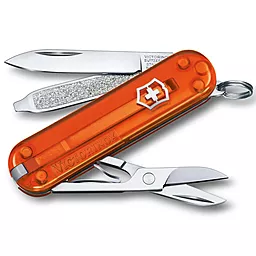 Мультитул Victorinox Classic SD Transparent Fire Opal (0.6223.T82G) - фото Мультитул Victorinox Classic SD Transparent Fire Opal (0.6223.T82G)