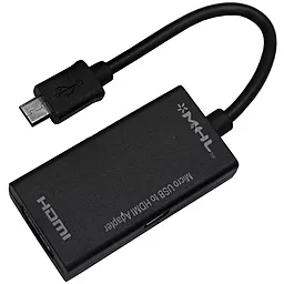 Видео переходник (адаптер) 1TOUCH micro USB - HDMI - миниатюра 2
