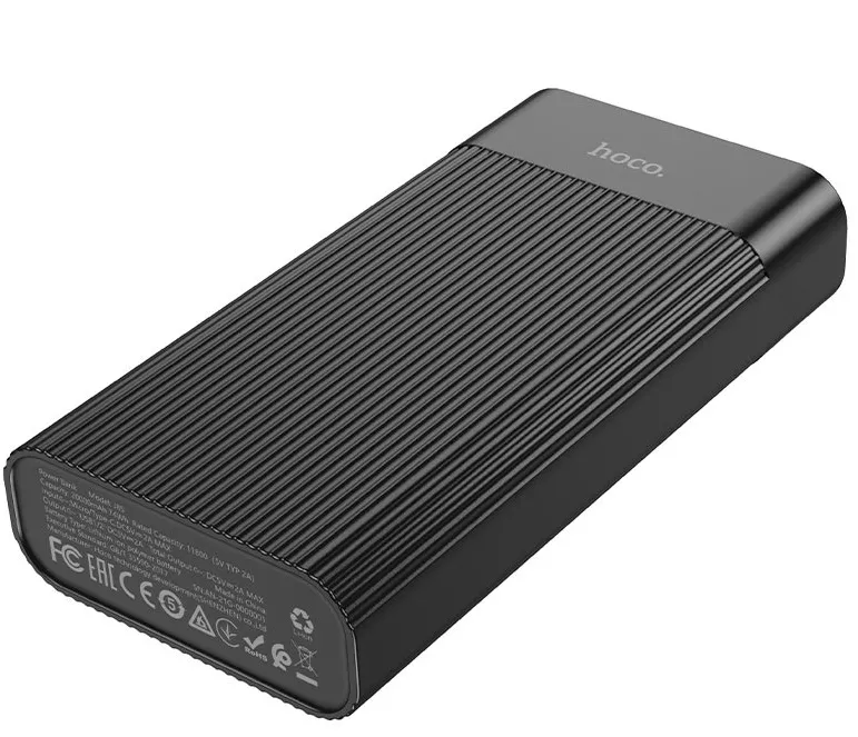 Повербанк Hoco J85 Wellspring 20000mAh Black - фото 2
