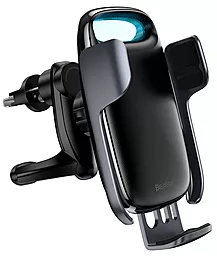 Тримач з бездротовою зарядкою Baseus Milky Way Electric Bracket (15W) Black - фото Тримач з бездротовою зарядкою Baseus Milky Way Electric Bracket (15W) Black