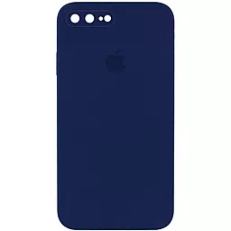 Чохол Silicone Case Full Camera Square для Apple iPhone 7 Plus, iPhone 8 Plus Midnight Blue