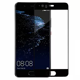 Захисне скло PowerPlant Full Screen Huawei P10 Black (GL604975)