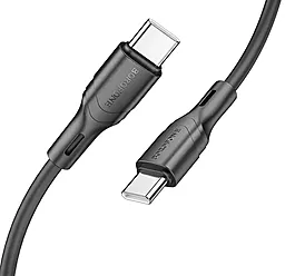 Кабель Borofone BX99 Method USB Type-C - Type-C 60w 3a 1м PD cable Black