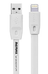 Кабель USB Remax Full Speed Lightning Cable 2M White (RC-001i)