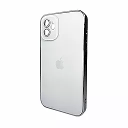 Чохол AG Glass Sapphire Frame MagSafe Logo for Apple iPhone 11 White