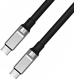 Кабель Walker C915 USB Type-C - Type-C 60w 3a 1м PD cable Black - мініатюра 2 Кабель Walker C915 USB Type-C - Type-C 60w 3a 1м PD cable Black - мініатюра 2