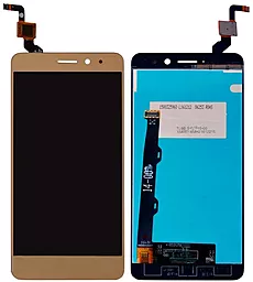 Дисплей Lenovo K6, K6 Power (K33b36, K33a42, K33a48) с тачскрином, оригинал, Gold
