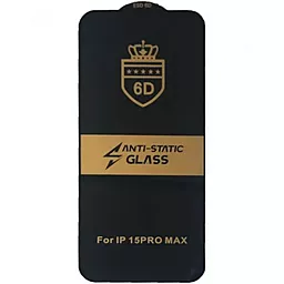 Захисне скло 1TOUCH 6D EDGE TO EDGE для Apple iPhone 15 Pro Max (без упаковки) Black - фото Захисне скло 1TOUCH 6D EDGE TO EDGE для Apple iPhone 15 Pro Max (без упаковки) Black