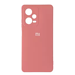 Чехол Silicone Case Full для Xiaomi Redmi Note 12 Pro 5G Pink