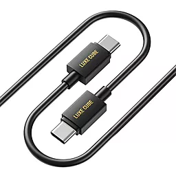 Кабель Luxe Cube USB-A - Type-C 15w 3a 1м cable Black (8886668686112)