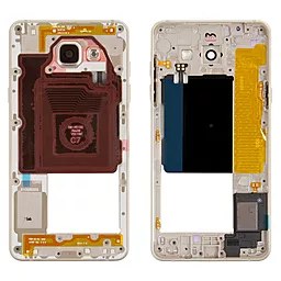 Рамка корпусу Samsung Galaxy A5 2016 A510 Gold - фото Рамка корпусу Samsung Galaxy A5 2016 A510 Gold