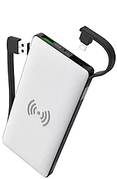 Повербанк Hoco S10 Multi-function 10000 mAh White - фото Повербанк Hoco S10 Multi-function 10000 mAh White