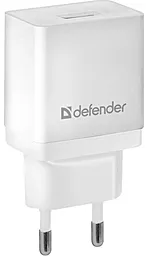 Сетевое зарядное устройство Defender EPA-10 5V 2.1A White