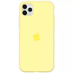 Чехол Silicone Case Full для Apple iPhone 11 Pro Max Mellow Yellow