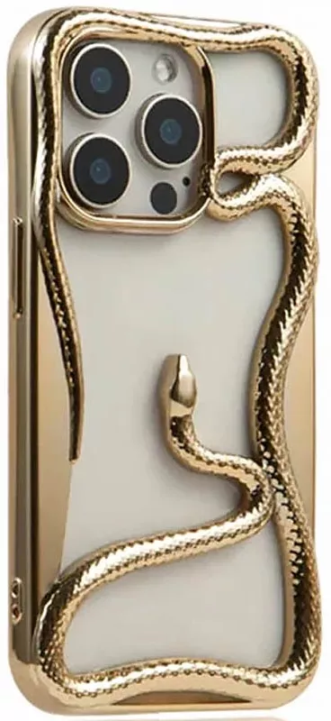 Чохол Epik Snake для Apple iPhone 14 Pro Max  Gold - фото 1