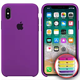 Чохол Silicone Case Full для Apple iPhone XR Purple