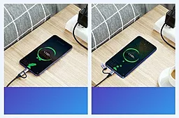 Універсальний кабель Ugreen US177 2-in-1 USB-A to Type-C/micro USB 15w 3a 1м сable Black (30875) - мініатюра 3 Універсальний кабель Ugreen US177 2-in-1 USB-A to Type-C/micro USB 15w 3a 1м сable Black (30875) - мініатюра 3