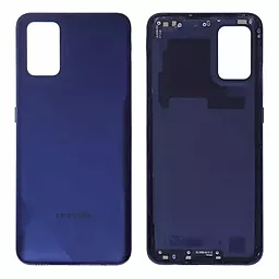 Задняя крышка корпуса Samsung Galaxy F02s E025 Original Blue - фото Задняя крышка корпуса Samsung Galaxy F02s E025 Original Blue