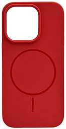Чехол Silicone Case Full Fine Ring MagSafe для Apple iPhone 14 Pro Max Camelia - фото Чехол Silicone Case Full Fine Ring MagSafe для Apple iPhone 14 Pro Max Camelia