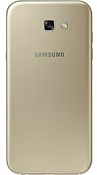 Задняя крышка корпуса Samsung Galaxy A7 2017 A720F со стеклом камеры Gold Sand
