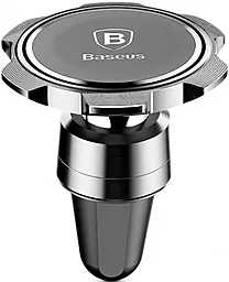 Держатель магнитный Baseus Gyro Magnet Air Vent Car Mount Silver - фото Держатель магнитный Baseus Gyro Magnet Air Vent Car Mount Silver