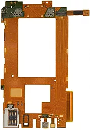 Шлейф Nokia Lumia 920 межплатный с камерой и SIM-держателем - фото Шлейф Nokia Lumia 920 межплатный с камерой и SIM-держателем