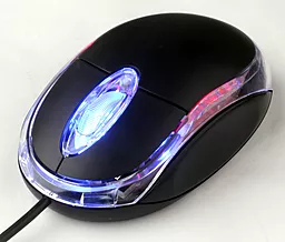 Компьютерная мышка HQ-Tech HQ-M1 USB LED Black - фото Компьютерная мышка HQ-Tech HQ-M1 USB LED Black
