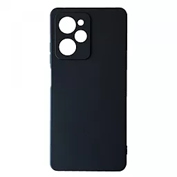 Чехол Silicone Case Camera (no logo) для Xiaomi Poco X5 Pro 5G Black