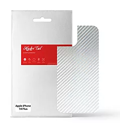 Гидрогелевая пленка ArmorStandart на заднюю панель для Apple iPhone 14 Plus Carbone Silver (ARM64966) - фото Гидрогелевая пленка ArmorStandart на заднюю панель для Apple iPhone 14 Plus Carbone Silver (ARM64966)