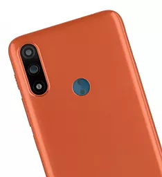 Задня кришка корпусу Motorola Moto E7 Power / Moto E7i Power, зі склом камери Coral Red - мініатюра 2