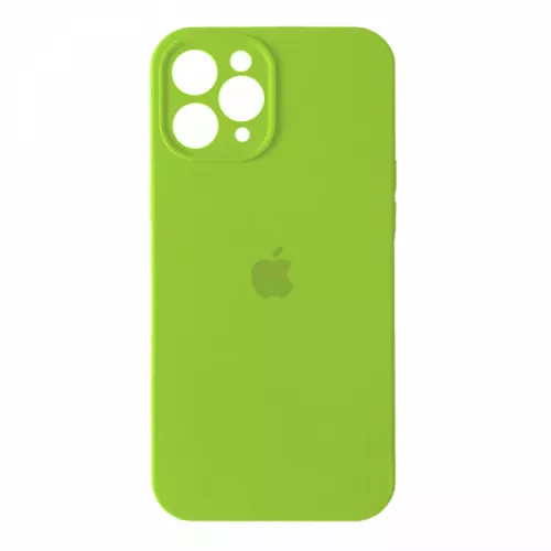 Чехол Silicone Case Full Camera Square для Apple iPhone 11 Pro Party Green - фото 1