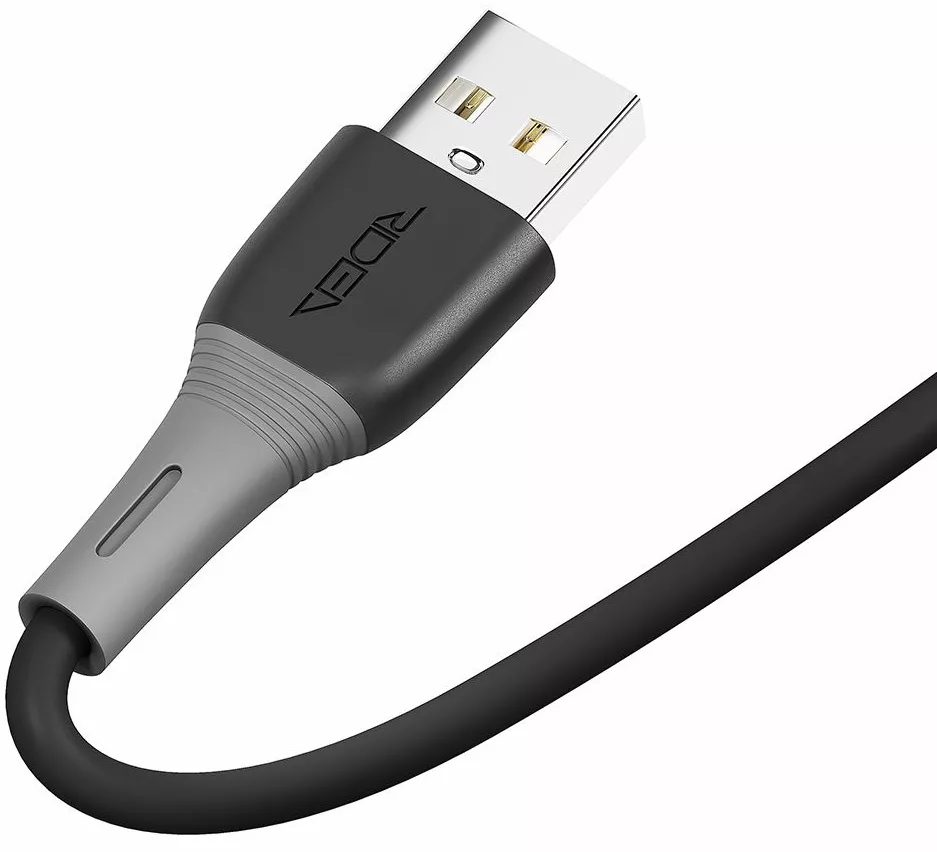 Кабель Ridea RC-SI35 SiliconePro USB-A - Type-C 60w 3a 1м cable Black - фото 3