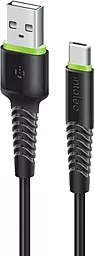 Кабель Intaleo CBFLEXT1 USB-A - Type-C 12w 2.4a 1.2м cable Black (1283126487484) - фото Кабель Intaleo CBFLEXT1 USB-A - Type-C 12w 2.4a 1.2м cable Black (1283126487484)