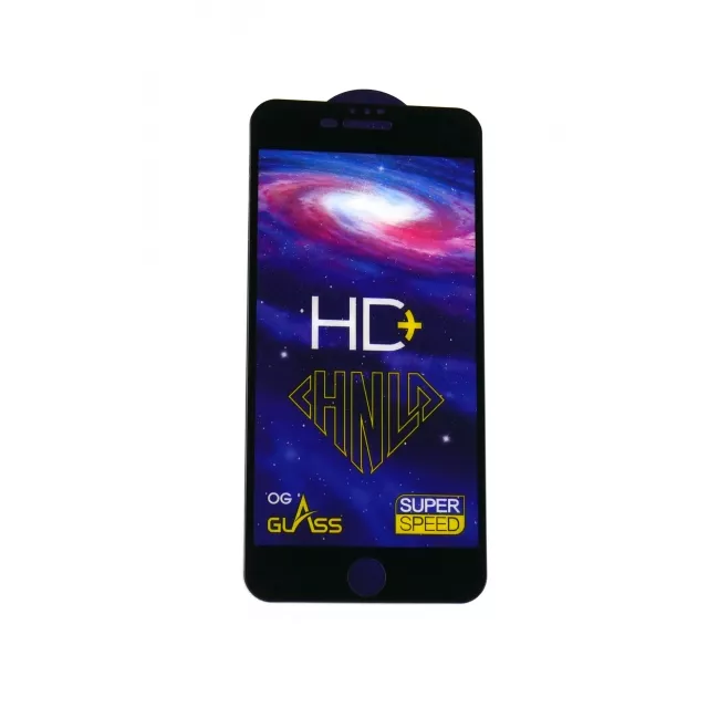 Захисне скло Space для Apple iPhone 7 Plus, iPhone 8 Plus Black - фото 1