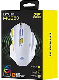 Комп'ютерна мишка 2E M280 LED USB White (2E-MG280UWT) - мініатюра 4