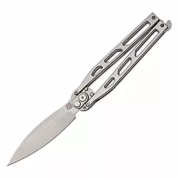 Ніж Artisan Cutlery Kinetic Balisong Silver (1823PL-ST) - фото Ніж Artisan Cutlery Kinetic Balisong Silver (1823PL-ST)