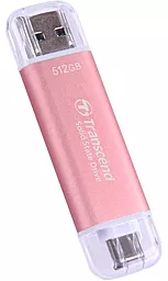 SSD Накопитель Transcend ESD310 512 GB Pink (TS512GESD310P) - фото SSD Накопитель Transcend ESD310 512 GB Pink (TS512GESD310P)