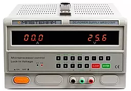 Лабораторный блок питания Masteram MR3020MR 30V 20 А регулируемый - фото Лабораторный блок питания Masteram MR3020MR 30V 20 А регулируемый