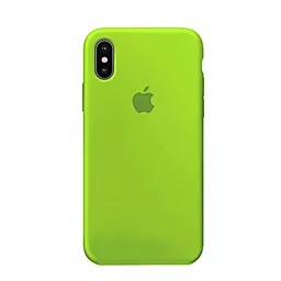 Чехол Silicone Case Full для Apple iPhone XR Party Green