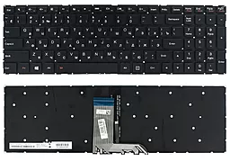 Клавіатура для ноутбуку Lenovo IdeaPad 700-15ISK 700-17ISK без рамки, підсвітка клавіш, прямий Enter, T6ZP1B-US, Original чорна