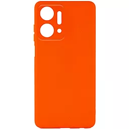 Чохол Silicone Case Candy Full Camera для Huawei Honor X7a Orange