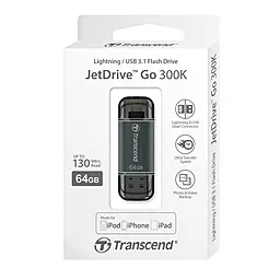 Флешка Transcend 64GB JetDrive Go 300 USB 3.1 (TS64GJDG300K) Black - мініатюра 5
