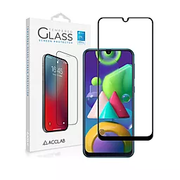 Защитное стекло ACCLAB Full Glue Samsung M215 Galaxy M21  Black (1283126508639)