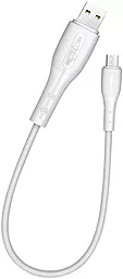 Кабель MOXOM MX-CB80 USB-A - micro USB 15w 3a 0.3м cable White - фото Кабель MOXOM MX-CB80 USB-A - micro USB 15w 3a 0.3м cable White