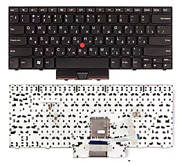 Клавиатура для ноутбука Lenovo ThinkPad Edge 13 с указателем Point Stick черная