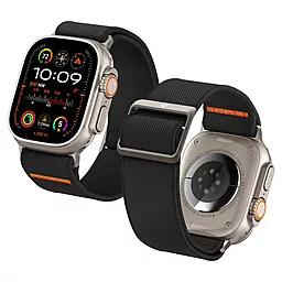 Нейлоновий ремінець Spigen Lite Fit Ultra для Apple Watch 49, 45, 44, 42 mm Black (AMP05983)