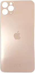 Задняя крышка корпуса Apple iPhone 11 Pro Max (big hole) Gold