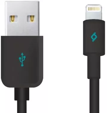 Кабель Ttec 2DKM01S USB-A - Lightning 10w 1.2м cable Black - фото 1